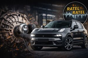 Lynk & Co met versnellingsbakdiagnose in werkplaats