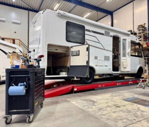 camper klaar voor de zomer