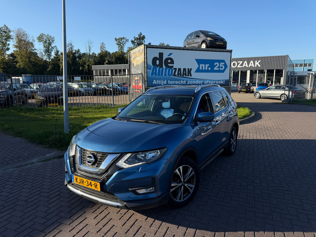 Nissan X-Trail occasion blauw voorkant bij Dé Autozaak Lelystad